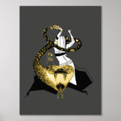 Bastet the Cat Goddess 箔ポスター (正面)