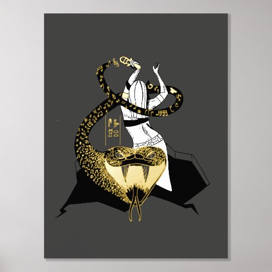 Bastet the Cat Goddess 箔ポスター (正面)