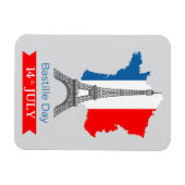 Bastille Day (14th July) マグネット (横)