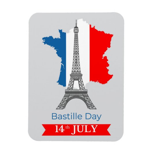 Bastille Day (14th July) マグネット (縦)