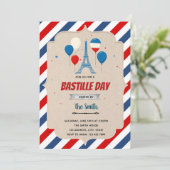 Bastille Day Flyerテンプレート 招待状 (スタンド正面)