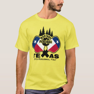 Bastrop Pickleball、テキサス州(ダークシャツ) Tシャツ