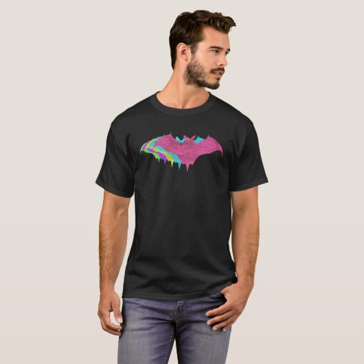 Bat 80s Colors 1980s Tシャツ (正面フル)