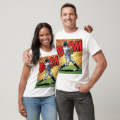 Bat Ball Boom T20 Cricket Graphic Tee Tシャツ (ユニセックス)
