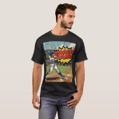 Bat Ball Boom T20 Cricket Graphic Tee Tシャツ (正面フル)