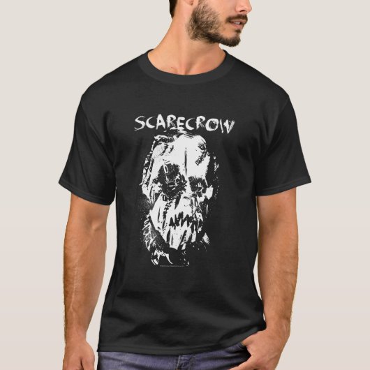 Bat Begins Scarecrow Face Tシャツ (正面)
