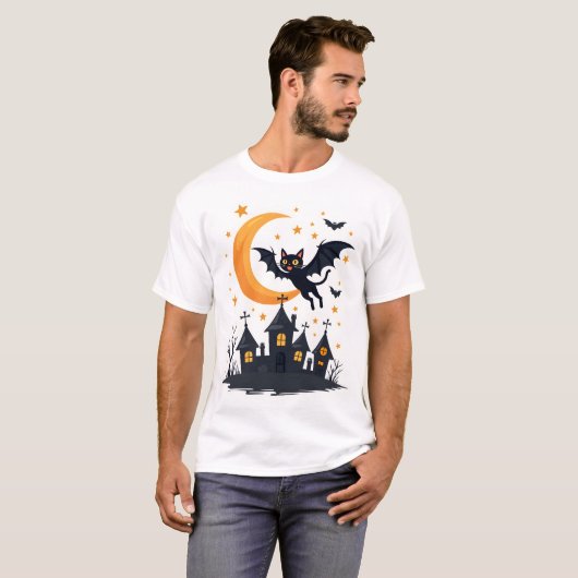 Bat-Cat Flight Patrol Tシャツ (正面フル)