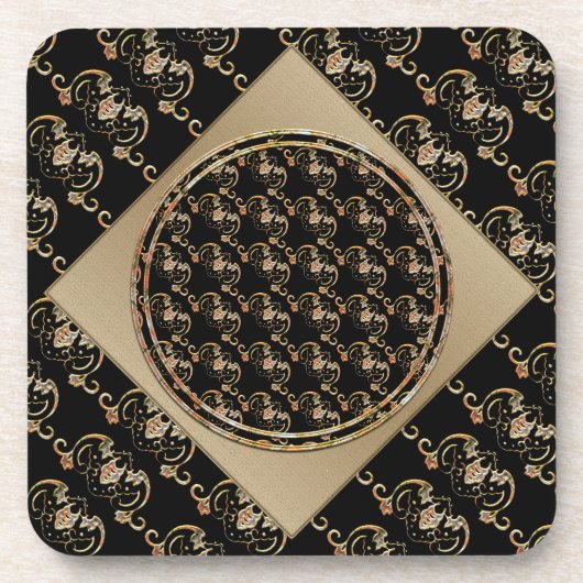 Bat Chinese Symbol Coaster コースター (正面)