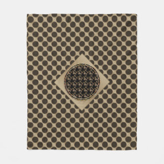 Bat Chinese Symbol Fleece Blanket フリースブランケット