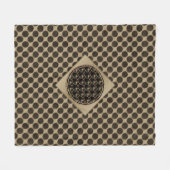 Bat Chinese Symbol Fleece Blanket フリースブランケット (正面(横))