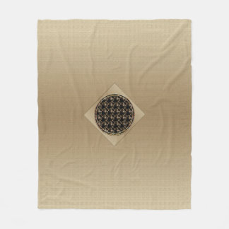 Bat Chinese Symbol Fleece Blanket フリースブランケット