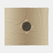 Bat Chinese Symbol Fleece Blanket フリースブランケット (正面(横))