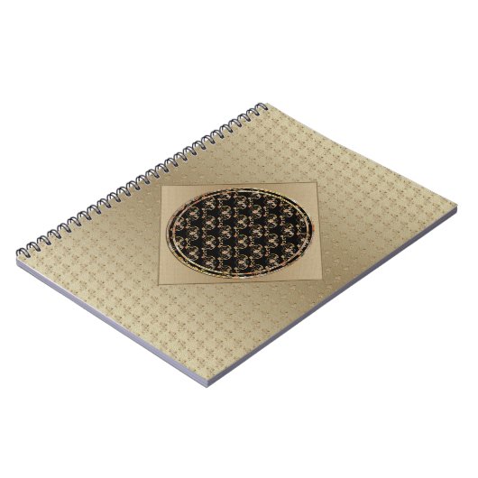 Bat Chinese Symbol Notebook ノートブック (左側)