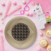 Bat Chinese Symbol Paper Plates ペーパープレート (パーティー)