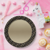 Bat Chinese Symbol Paper Plates ペーパープレート (パーティー)