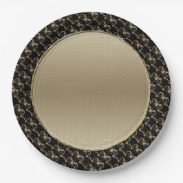 Bat Chinese Symbol Paper Plates ペーパープレート