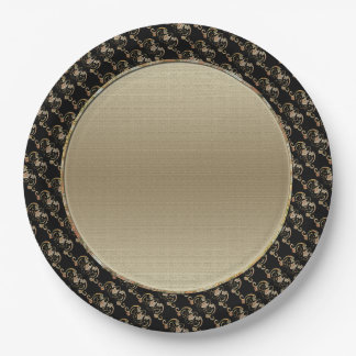 Bat Chinese Symbol Paper Plates ペーパープレート