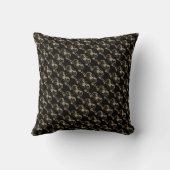 Bat Chinese Symbol Throw Pillow クッション (裏面)