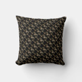Bat Chinese Symbol Throw Pillow クッション (正面)
