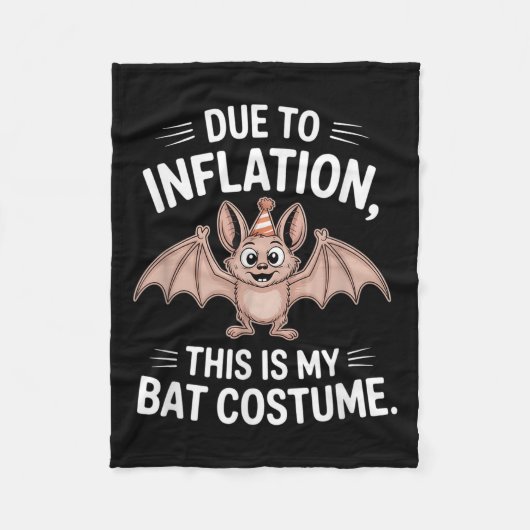Bat Costume T-shirt_3.png フリースブランケット (正面)