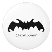 Bat Design Personalised セラミックノブ (正面)