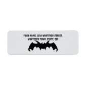 Bat Design Return Address ラベル (正面)
