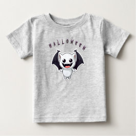 Bat d'Halloween mignonne ベビーTシャツ