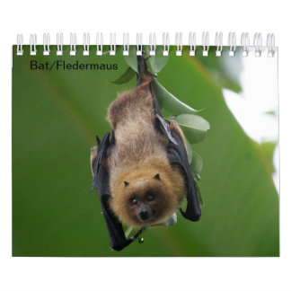 Bat/Fledermaus als Kalender カレンダー