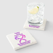 Bat’leth Heart - Smash the Patriarchy ストーンコースター (横)