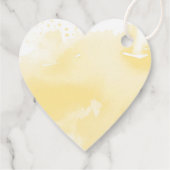 BAT MITZVAh好意タグ現代の黄色の水色 フェイバータグ (裏面)