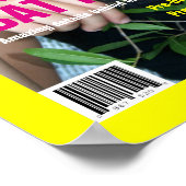 Bat Mitzvah Magazine Poster Yellow Pink ポスター (角)