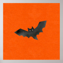 Bat Poster – Dark Atmospheric Design ポスター