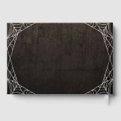 Bat & Spiderwebsミスター&ミセス・ゴス・ハロウィン・ウェディング ゲストブック (裏面)