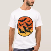 Bat Sunset  Tシャツ (正面)