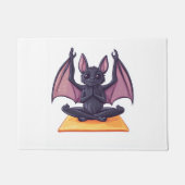 Bat Yoga Flow ドアマット (正面)