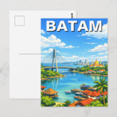 Batam Indonesia Travel ポストカード (正面/裏面)