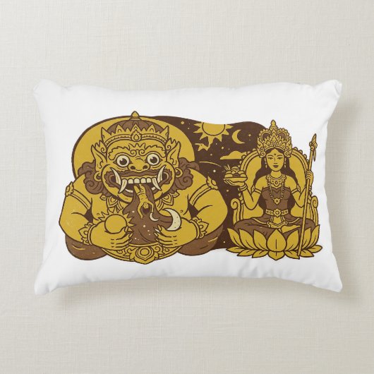 Batara Kala & Dewi Setesuyara アクセントクッション (正面)