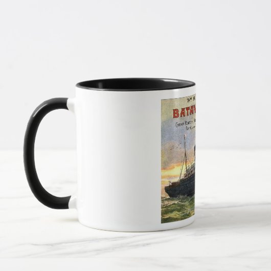 Batavierライン-ヴィンテージ旅行 マグカップ (左)