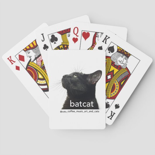 Batcat: カードを遊ぶこと トランプ (裏面)