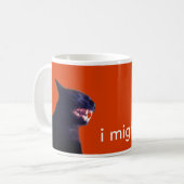 Batcat: 私はかむかもしれません(マグ) コーヒーマグカップ (正面左)