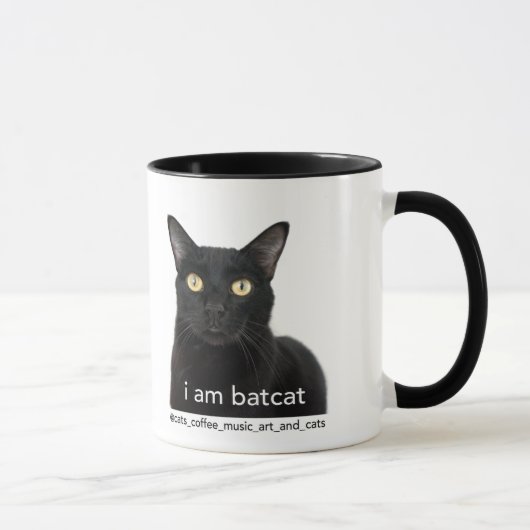 Batcat: 私はBatcatのマグです マグカップ (右)