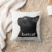 Batcat: 装飾用クッション(2味方されたデザイン) クッション (ブランケット)