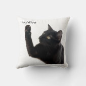 Batcat: 装飾用クッション(2味方されたデザイン) クッション (裏面)