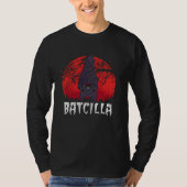 Batcilla Bat Blood Suction Halloween Scary Virus Tシャツ (正面)