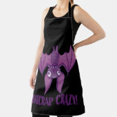 Batcrap Crazy Wacky Cartoon Bat エプロン (インサイチュ)