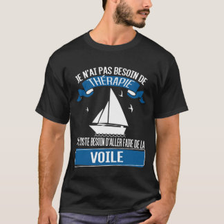 Bateau à voile - voilier tシャツ