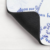 Bateau sur l'eau. マウスパッド (コーナー)