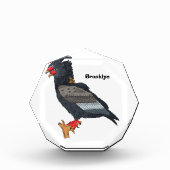 Bateleur Eagle illustration フォトブロック (正面)