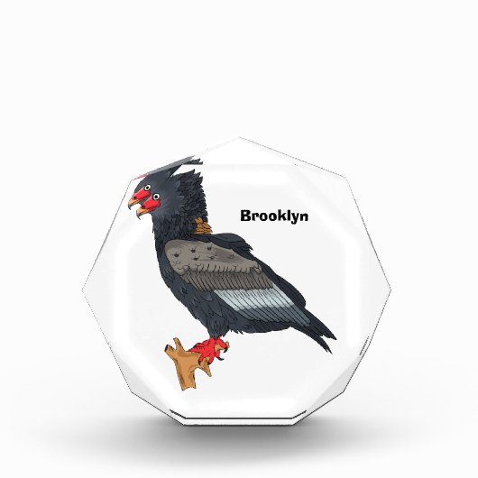 Bateleur Eagle illustration フォトブロック (正面)