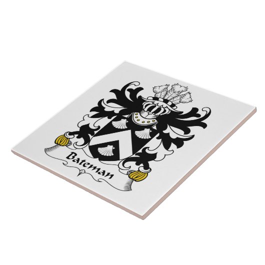 Batemanの家紋 タイル (側面)